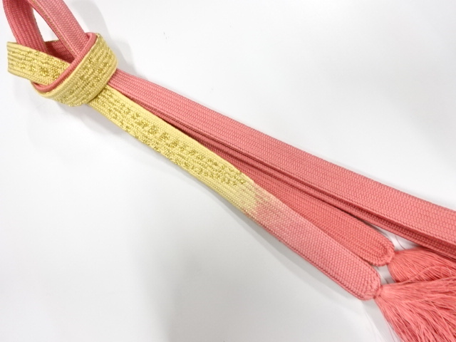 正絹　手組み帯締め